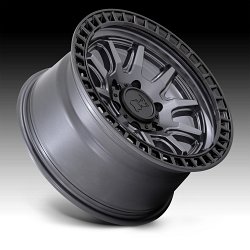 Black Rhino Calico Matte Gunmetal Custom Truck Wheels 2